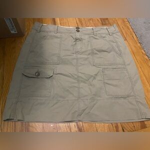 Paper Boy Anthrolopogie front zip canvas cargo skirt women’s size 10